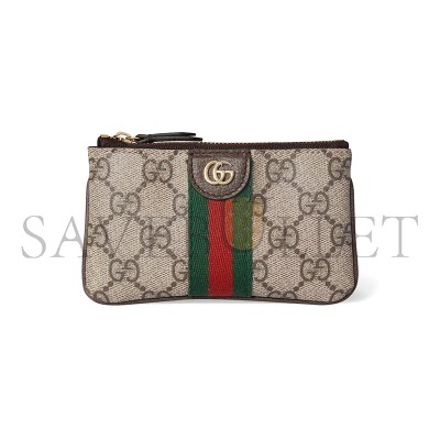 GUCCI OPHIDIA ZIP KEY POUCH 838466 (13.5*7.5*1cm)